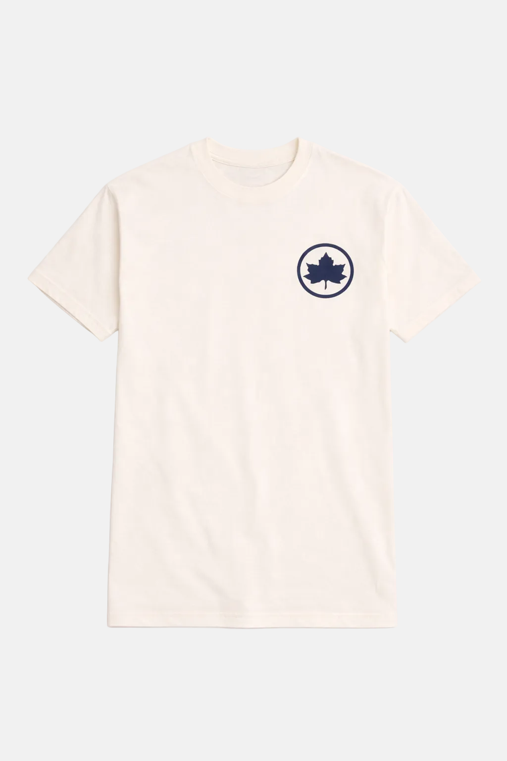 Bleecker Playground Tee Cream w/ Blue Leaf Insignia