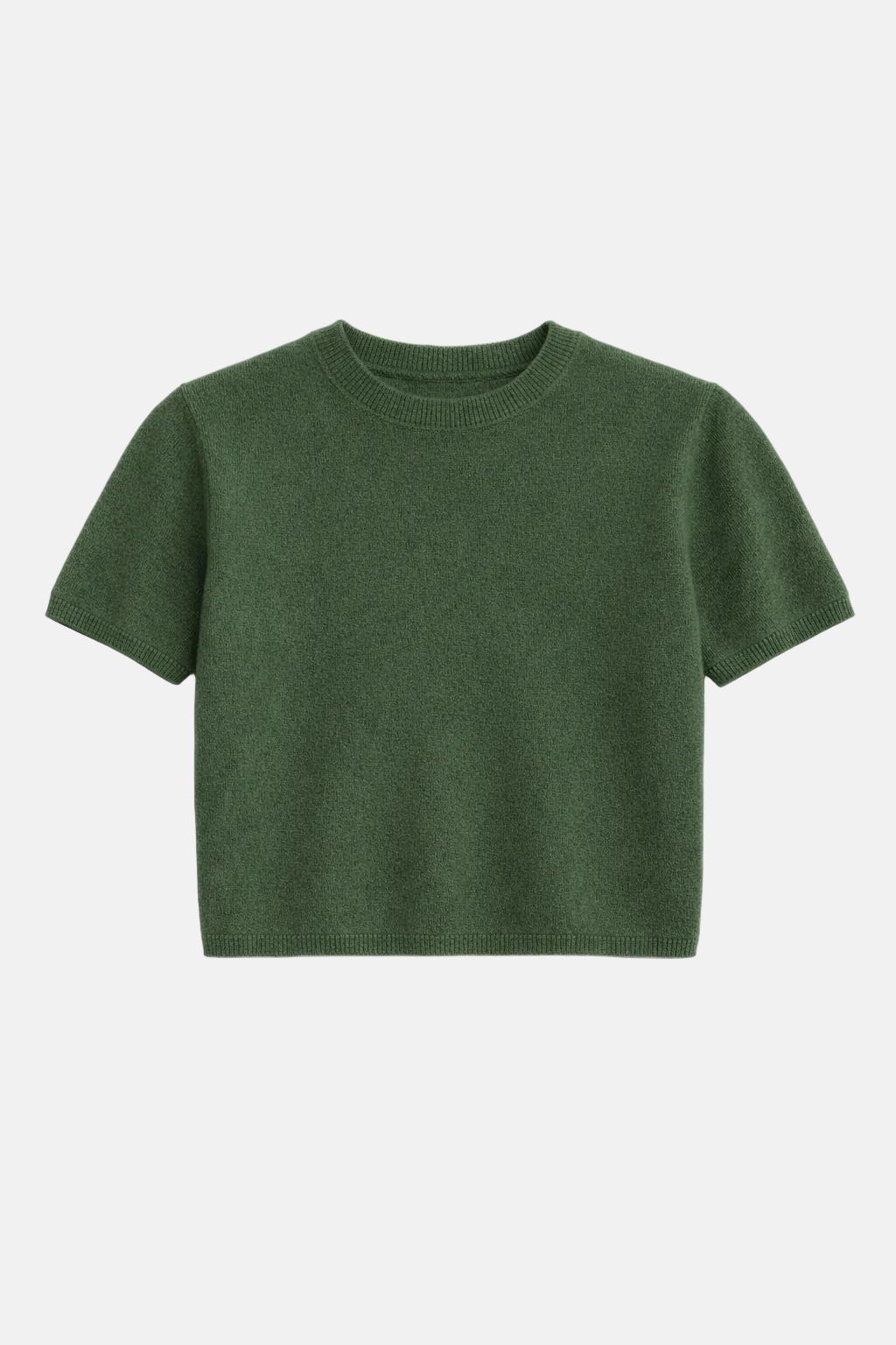 Bella Cashmere Short Sleeve Tee Avocado