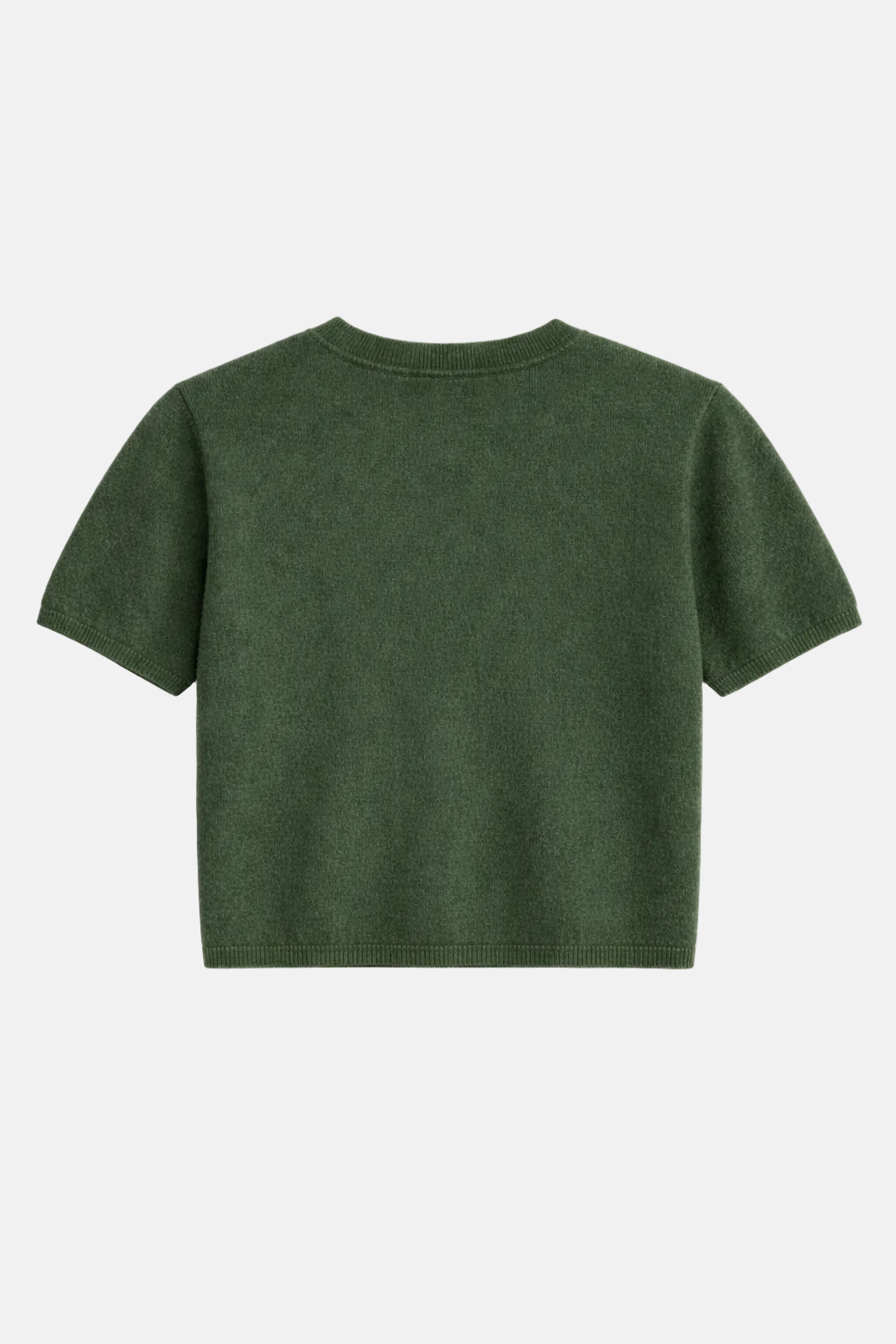 Bella Cashmere Short Sleeve Tee Avocado