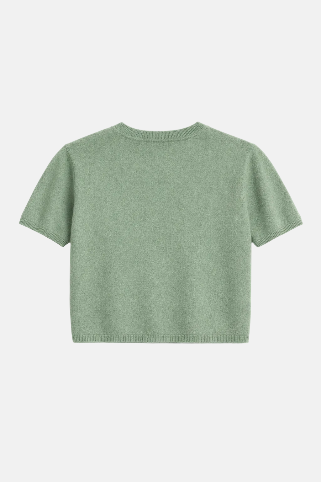 Bella Cashmere Short Sleeve Tee Sage