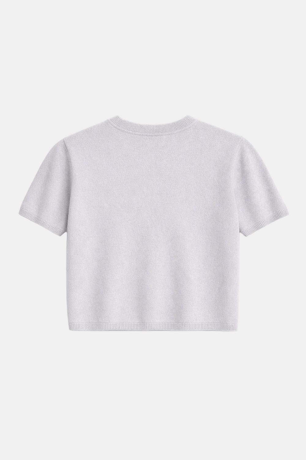 Grey t-shirt on a white background