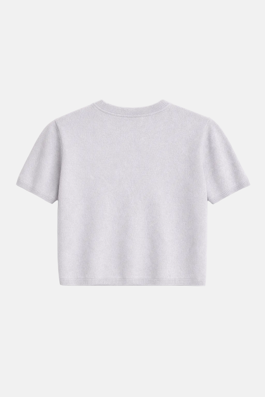 Grey t-shirt on a white background