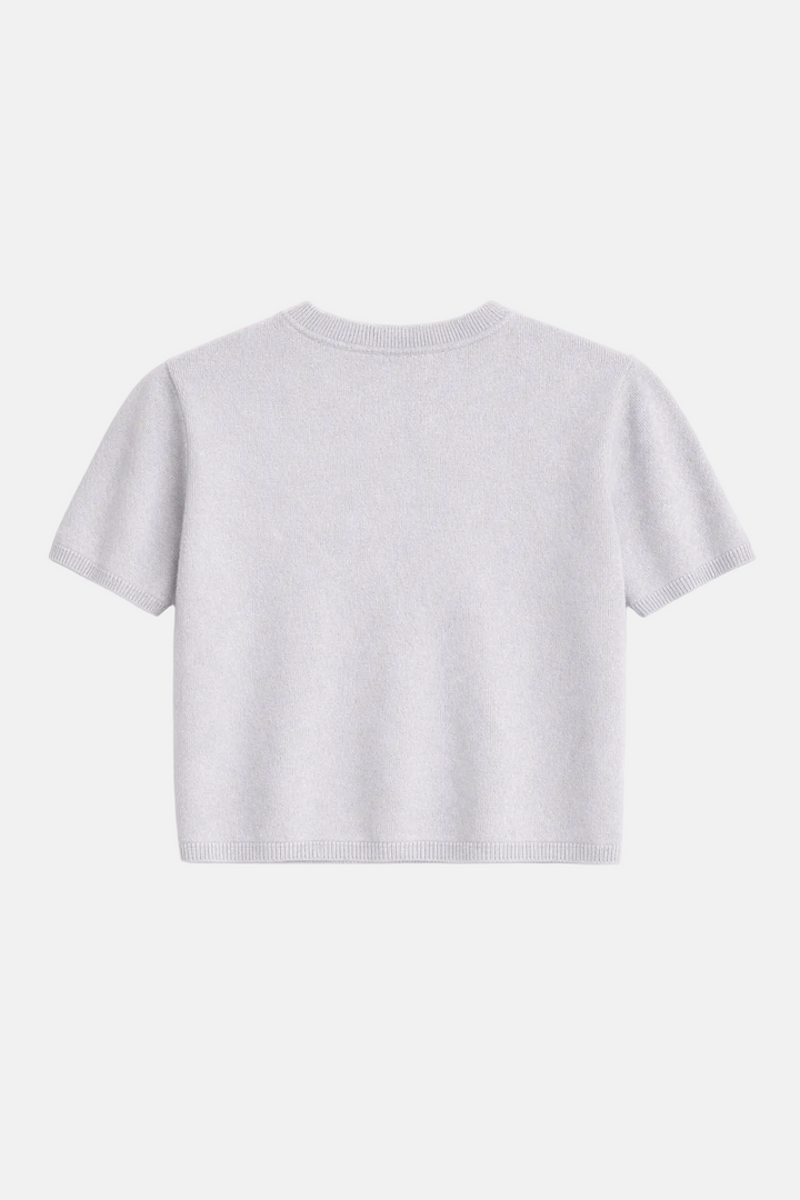 Grey t-shirt on a white background