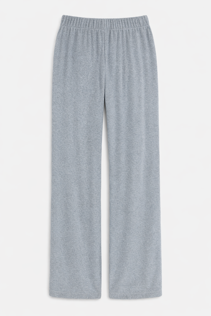 Mari Velour Pant Heather Grey
