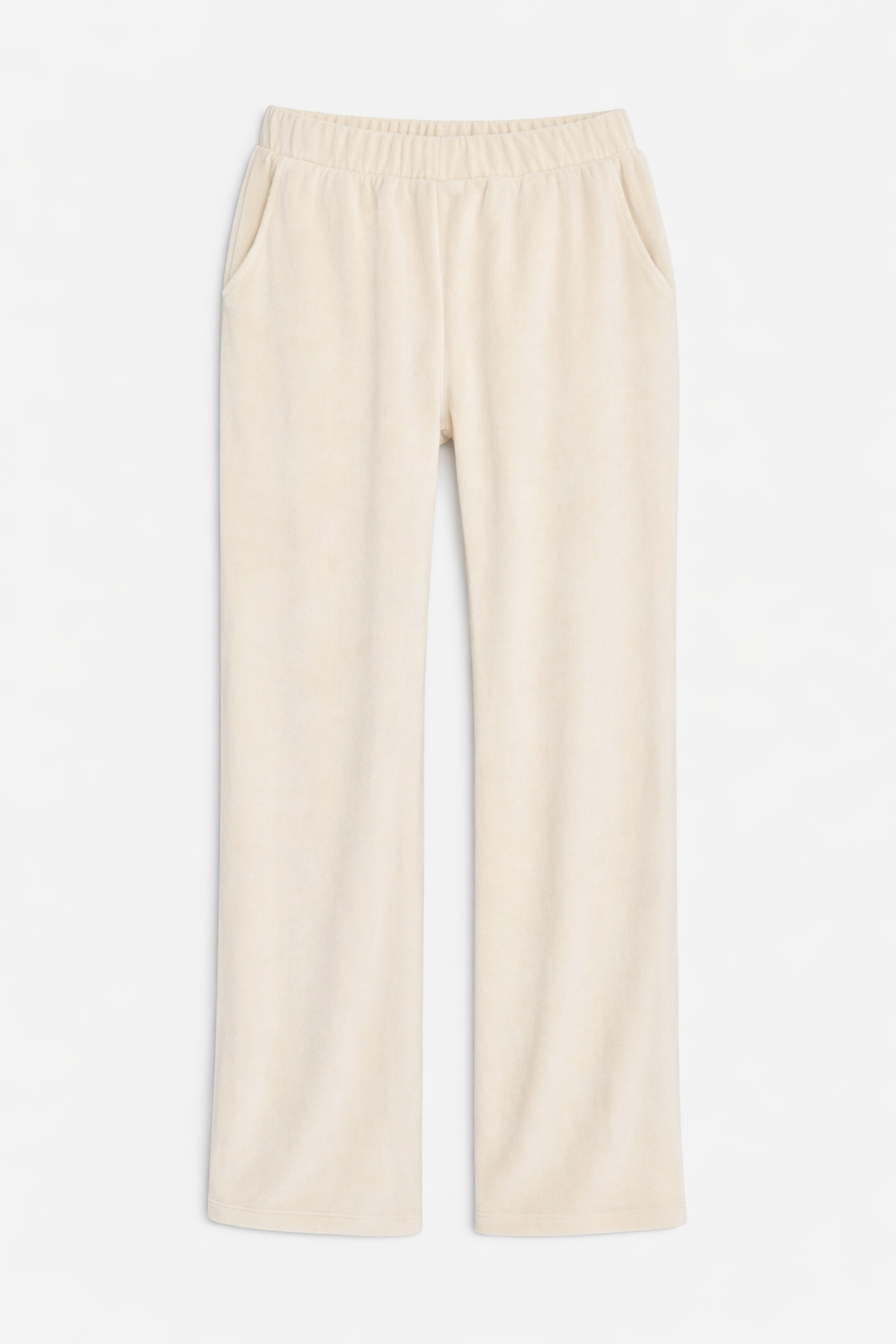 Mari Velour Pant Ivory
