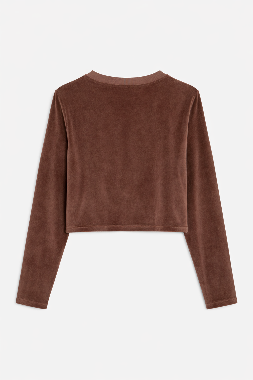 Jayne Velour Crewneck Brown