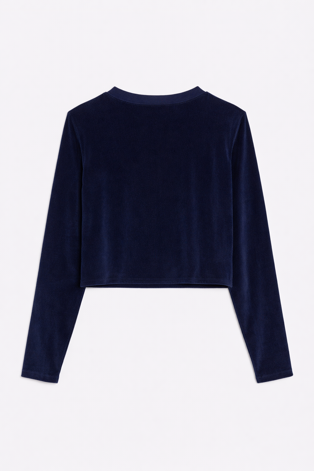 Jayne Velour Crewneck Navy