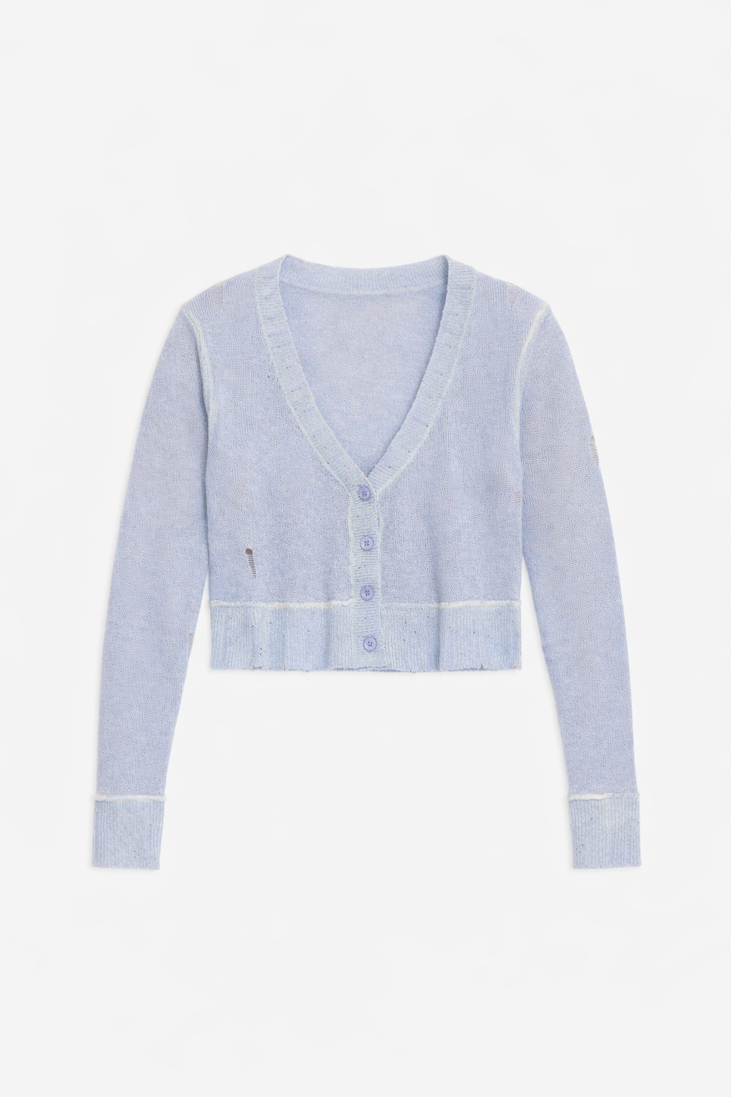 Mia Shrunken Cardigan Ocean Breeze