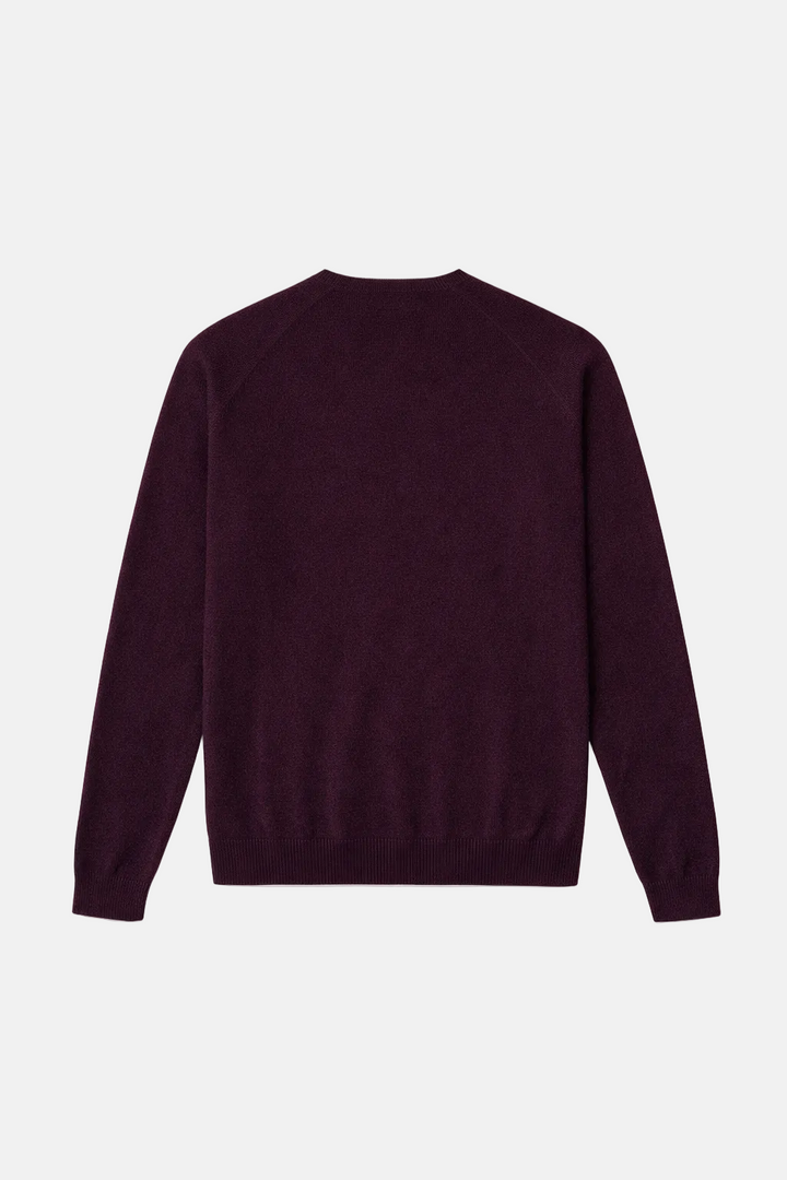 Ford Cashmere V Neck Merlot