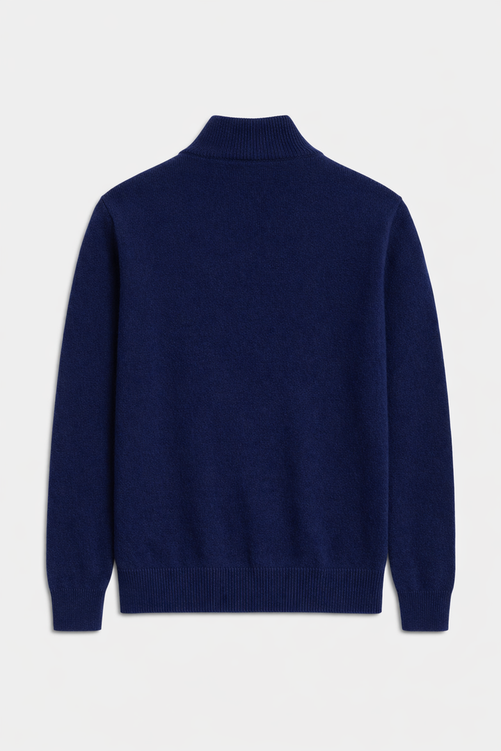 Gio Cashmere Full Zip Deep Navy