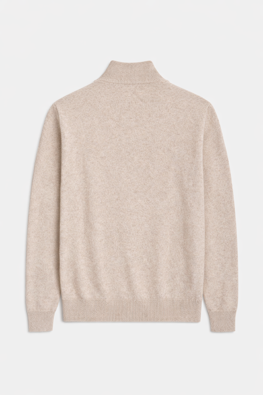 Gio Cashmere Full Zip Oatmeal