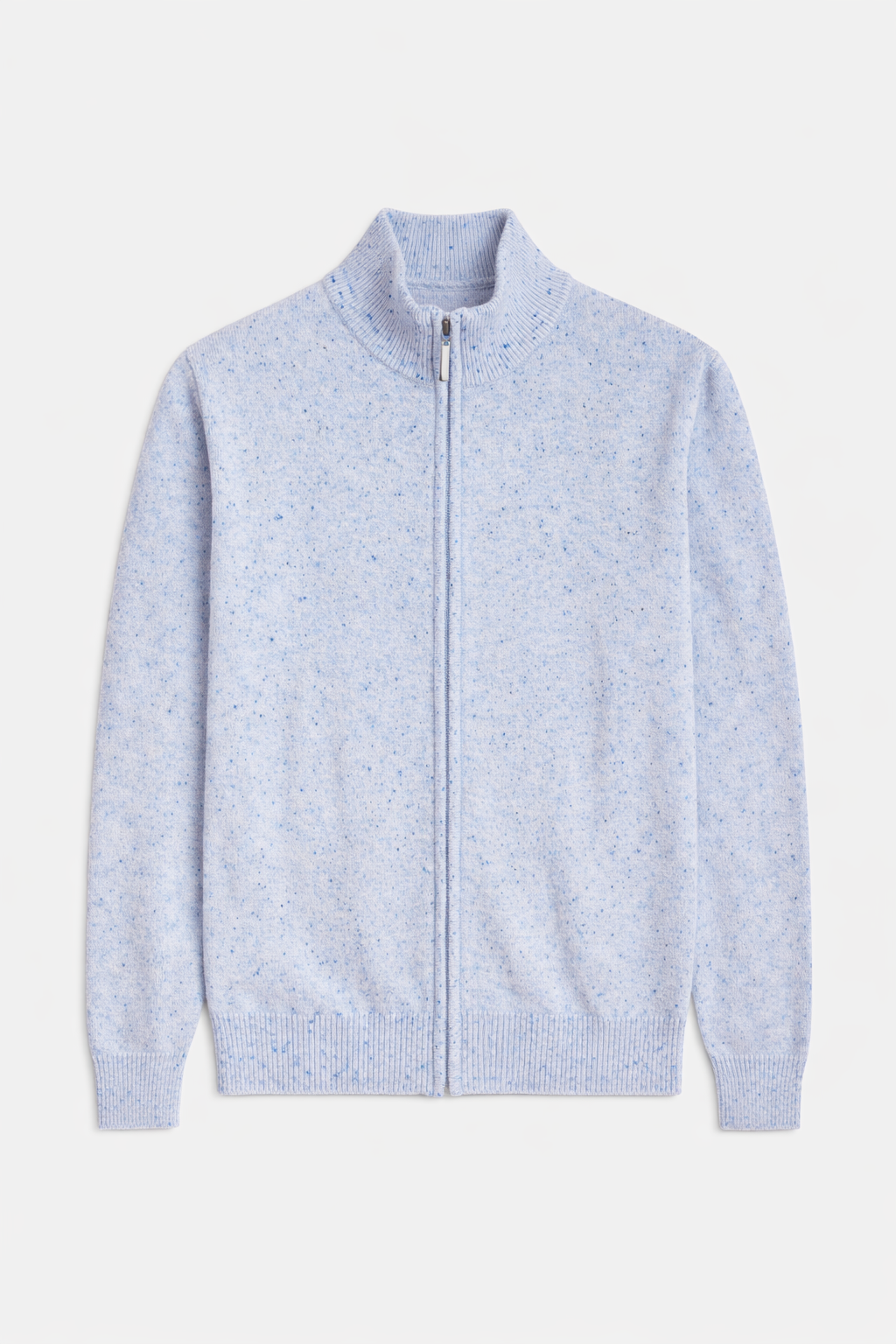 Gio Cashmere Full Zip Blue Mint