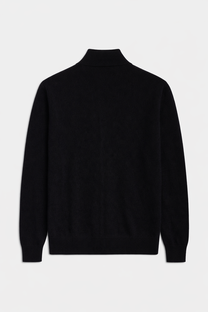 Gio Cashmere Full Zip Black