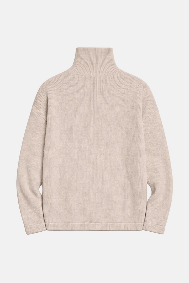 Brad Cashmere Turtleneck Oatmeal Heather