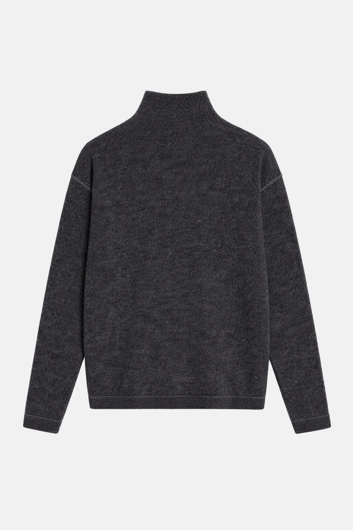 Brad Cashmere Turtleneck Charcoal