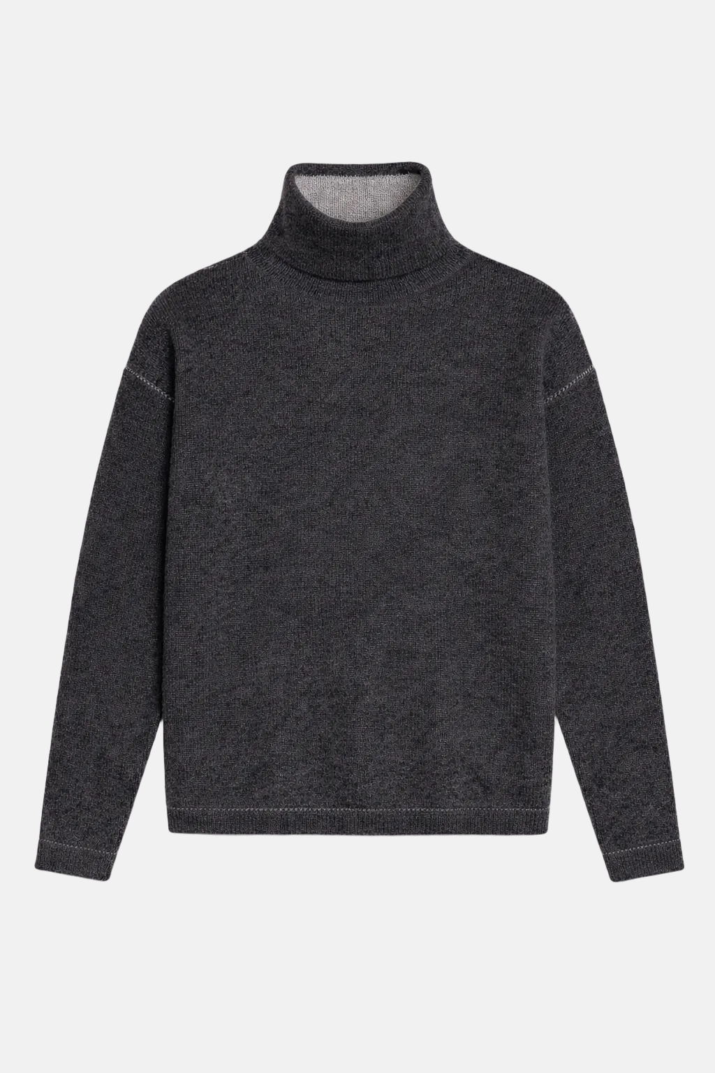 Brad Cashmere Turtleneck Charcoal
