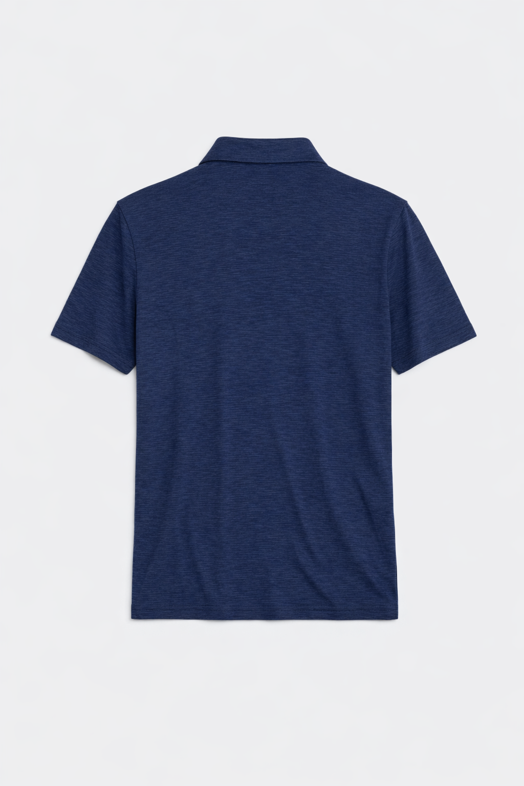 Short Sleeve Slub Buttondown Navy