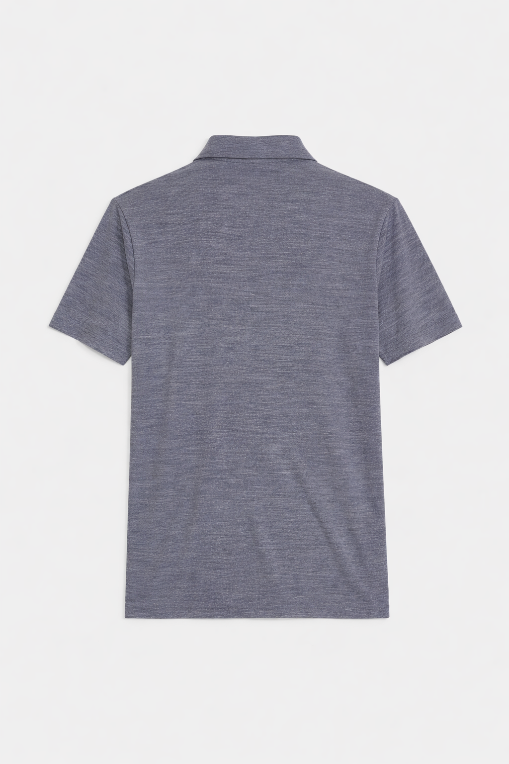 Short Sleeve Slub Buttondown Grey Heather
