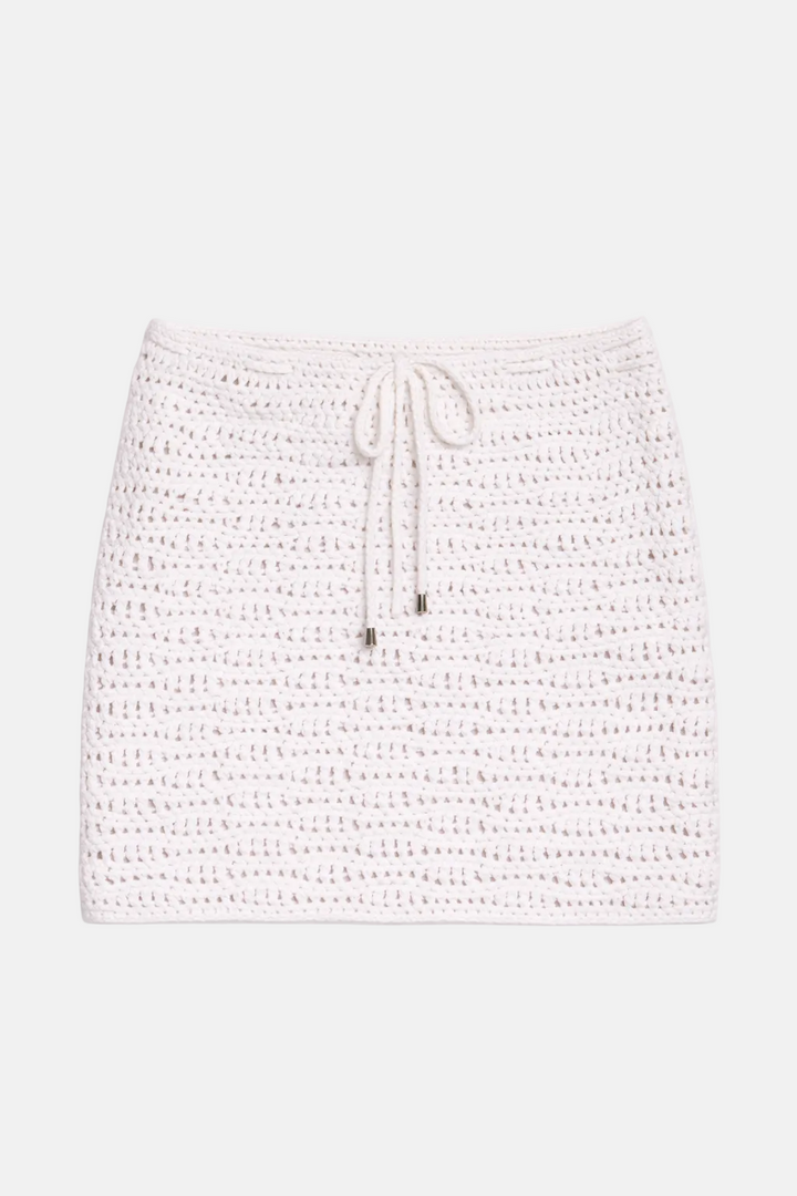 Anabel Crochet Skirt Ivory