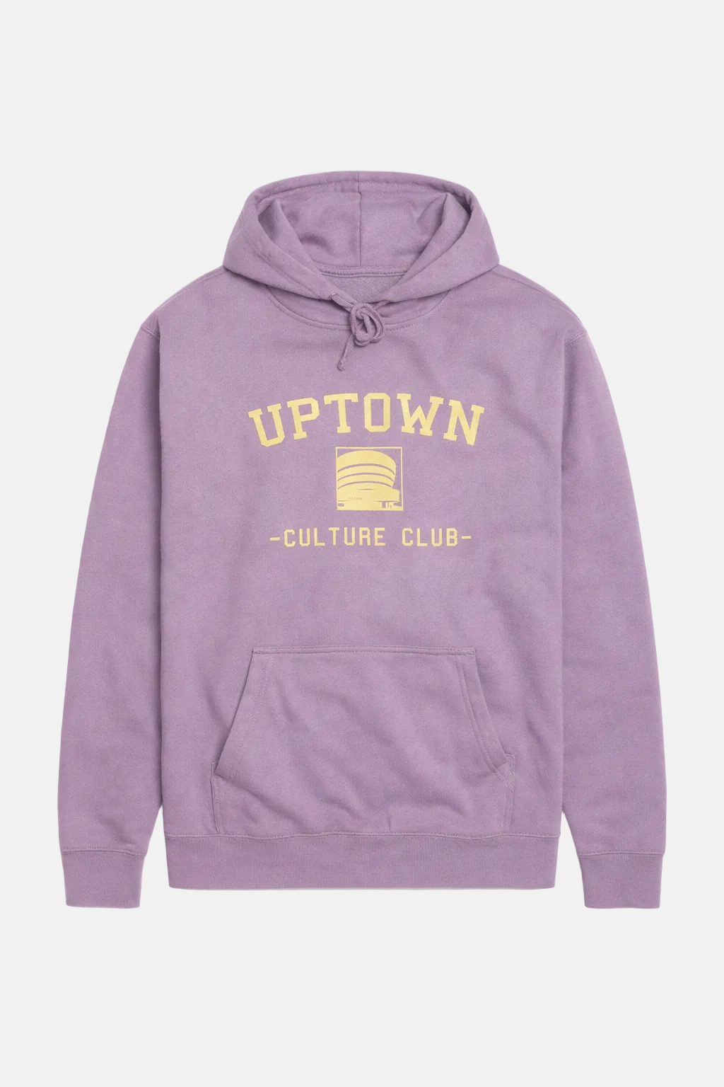 Uptown Culture Club Hoodie Mauve / Pale Yellow