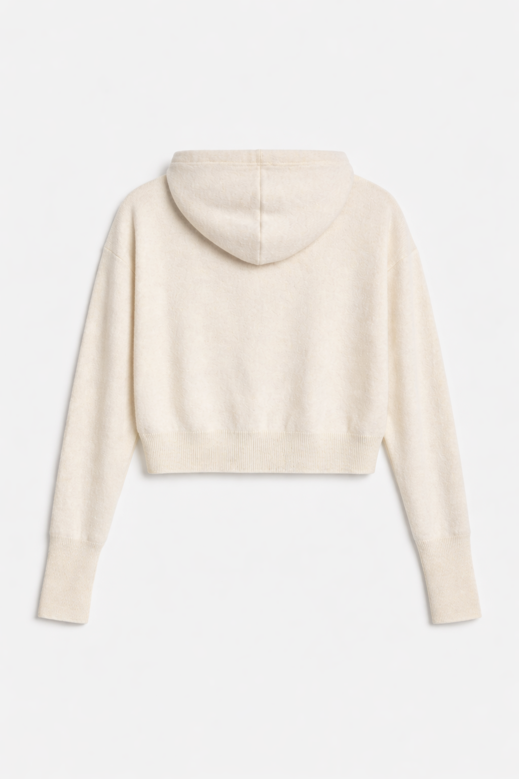 Amy Cashmere Zip Hoodie Ivory