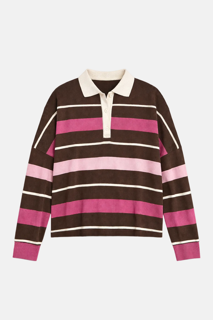 Taby Sweater Sable Stripe