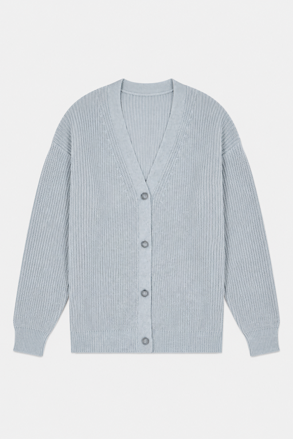 Cocoon Cotton Cardigan Grey Heather