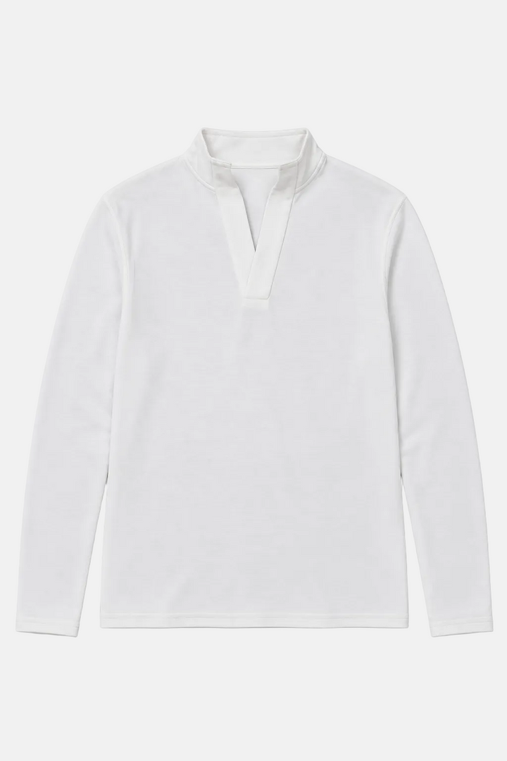 Mason Pop Collar Pullover Off White