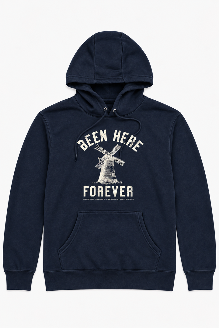 Windmill Been Here Forever Hoodie Navy