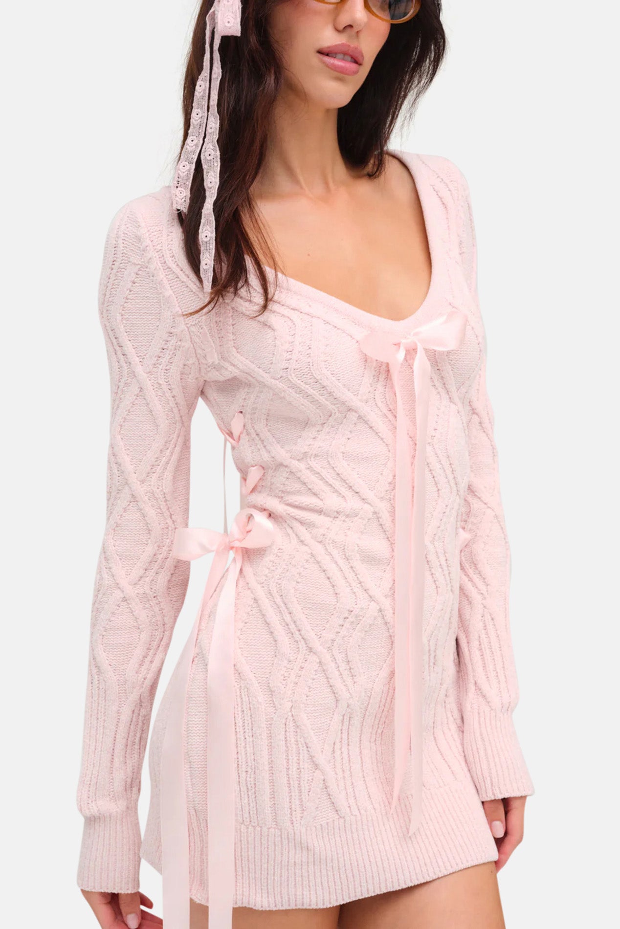 ハーリップトゥ　Bambina Cable Knit Dress Herlipto Bambina Cable Knit Dress