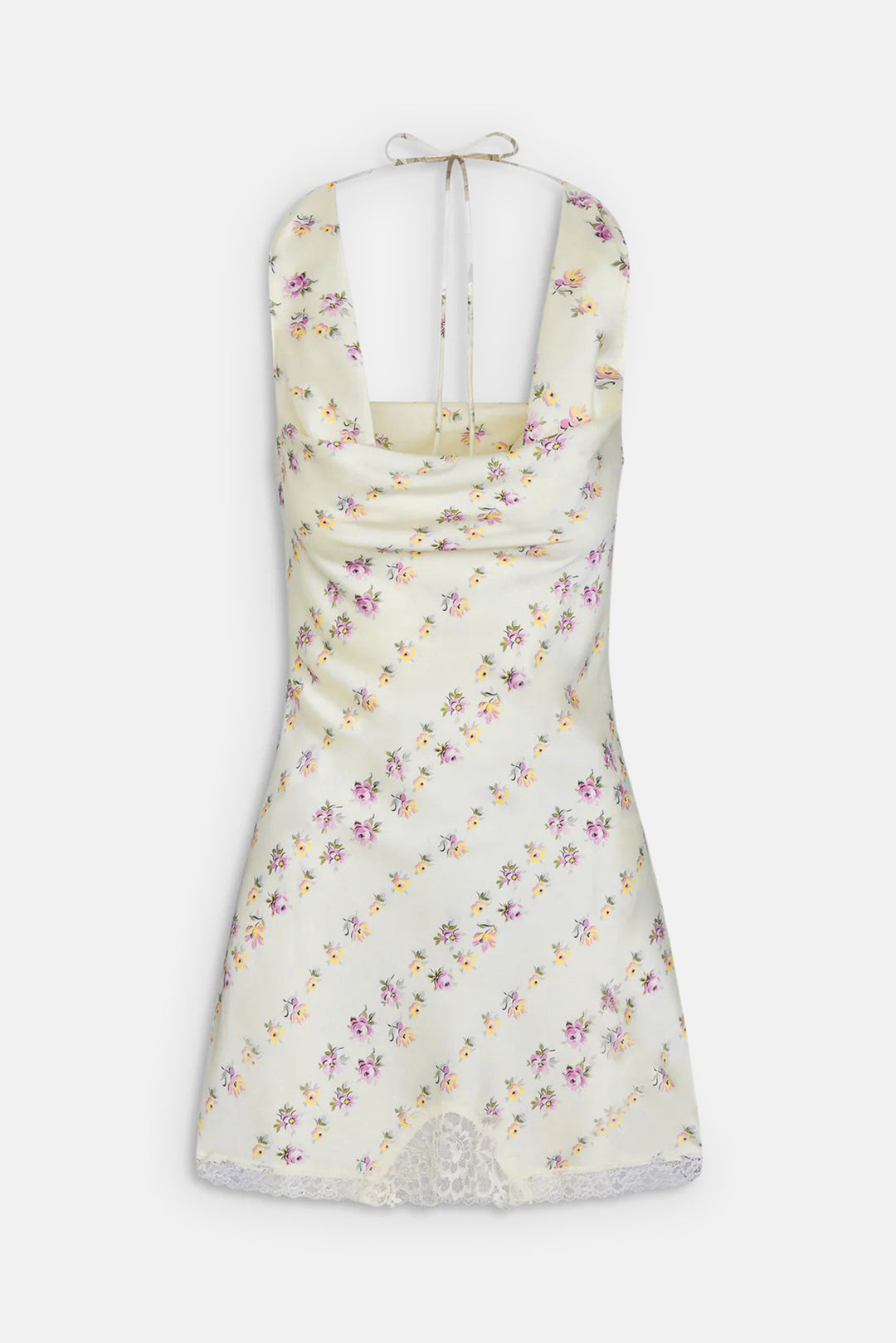 Chloe Silk Mini Dress Chateau Floral