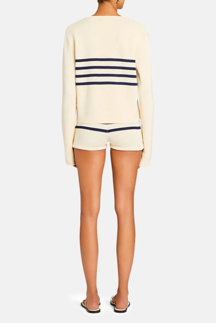 Chrys Sweater Eggshell/Navy