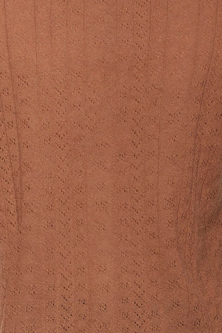 Claire Pointelle Cardigan Camel