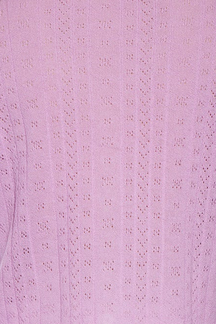 Claire Pointelle Cardigan Lilac