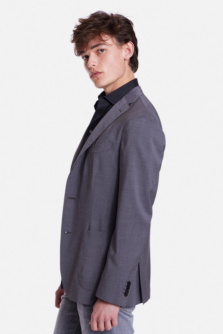 Classic Wool K-Jacket Grey