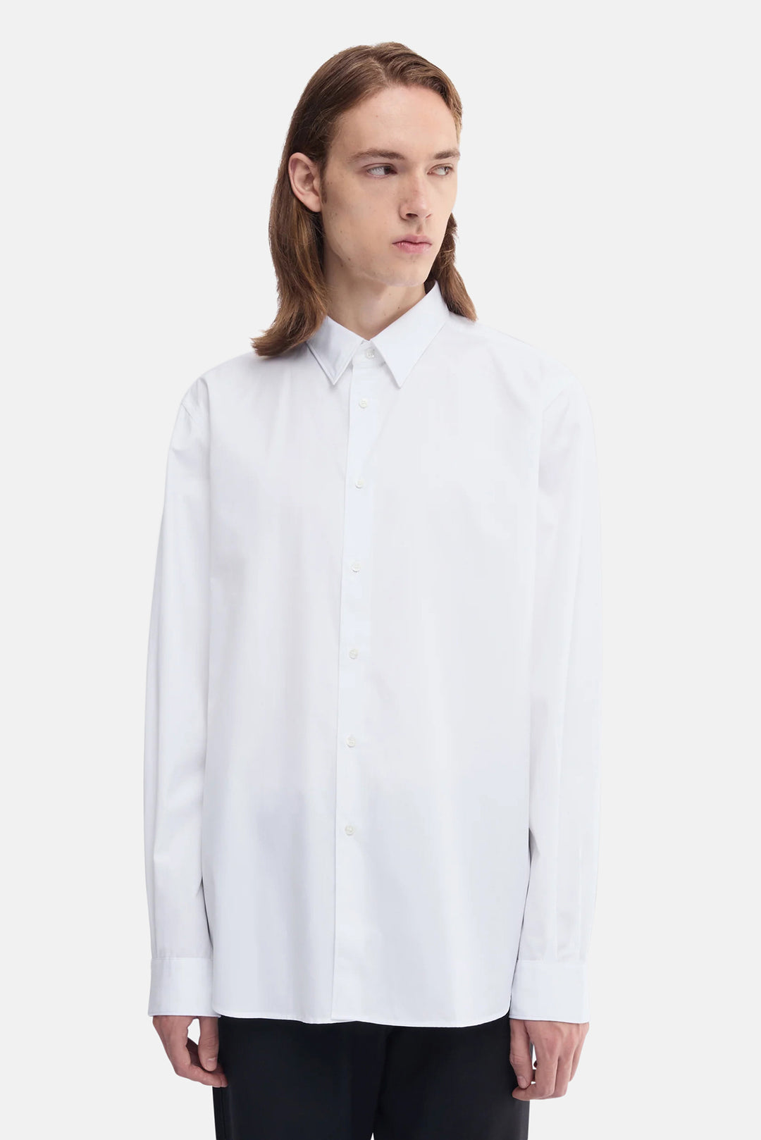 Cotton Poplin Shirt White