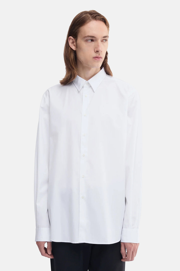 Cotton Poplin Shirt White