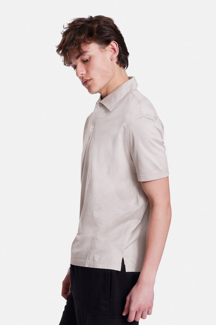 Cotton Jersey Polo Dove Grey