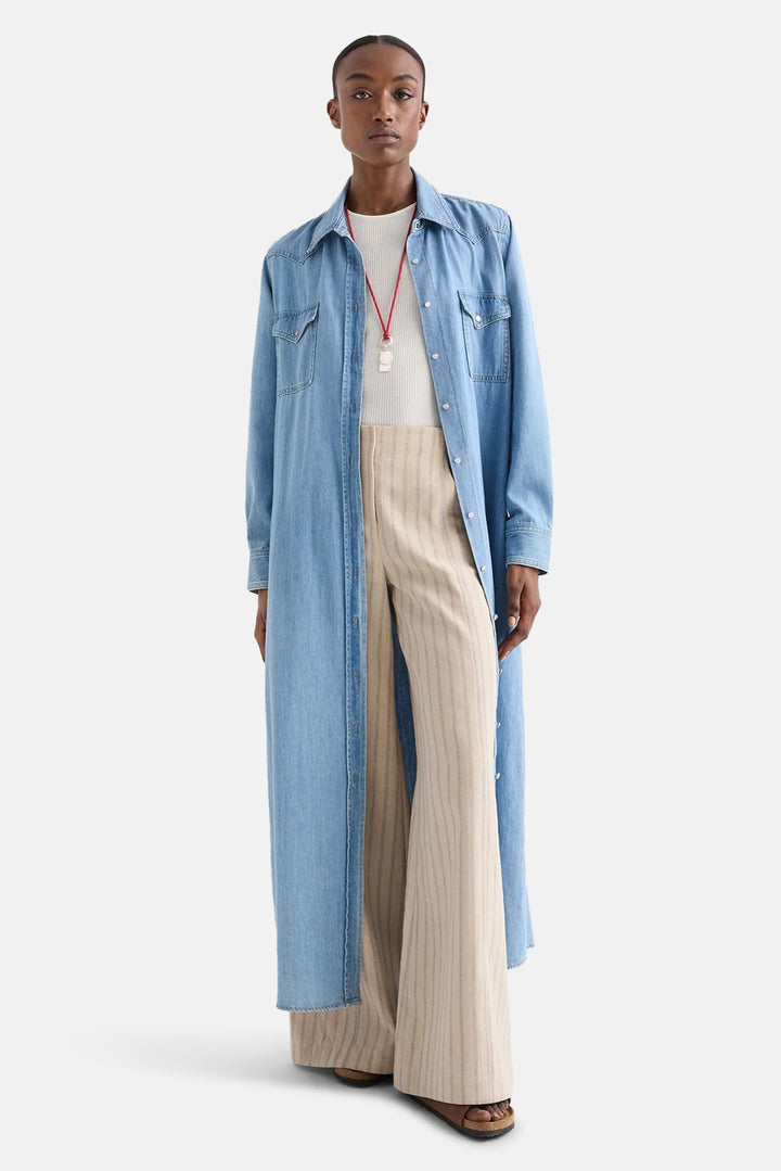 Cowboy Maxi Dress in Newport