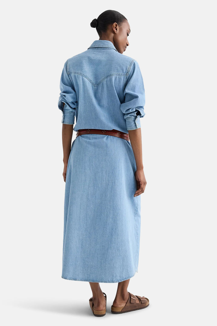 Cowboy Maxi Dress in Newport