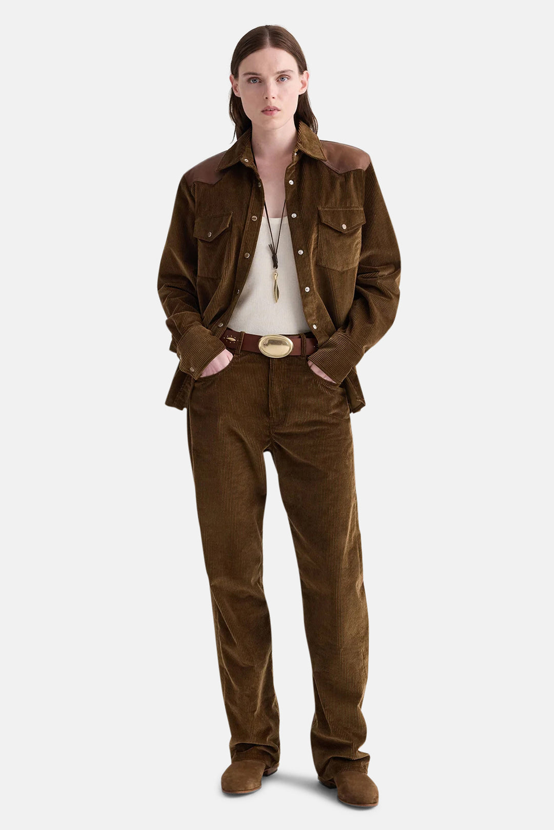Cowboy Take Me Away w/Combo in Pinecone / Bison
