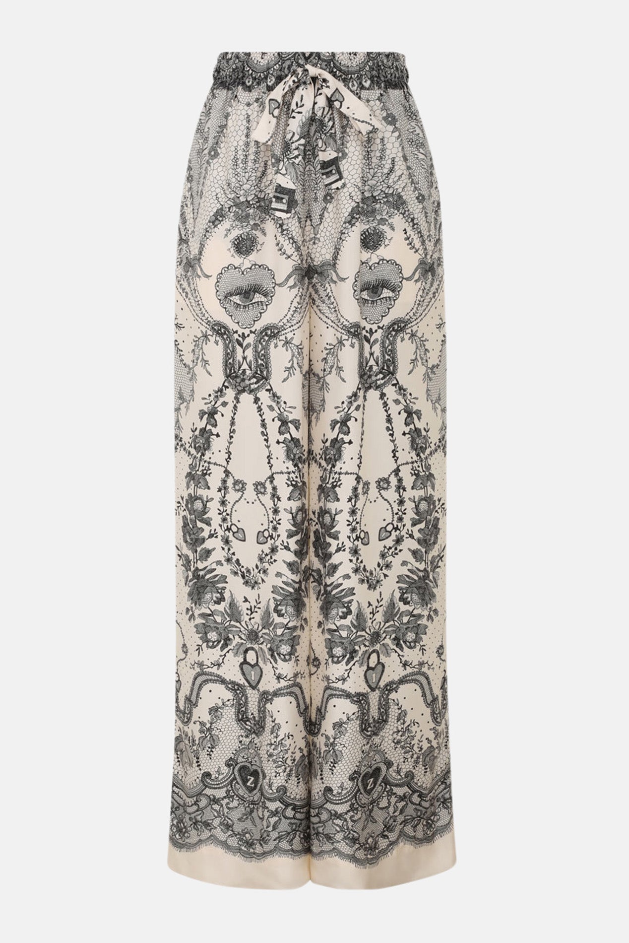 Zimmermann Crush Draw Waist Pant Ivory Locket – blueandcream