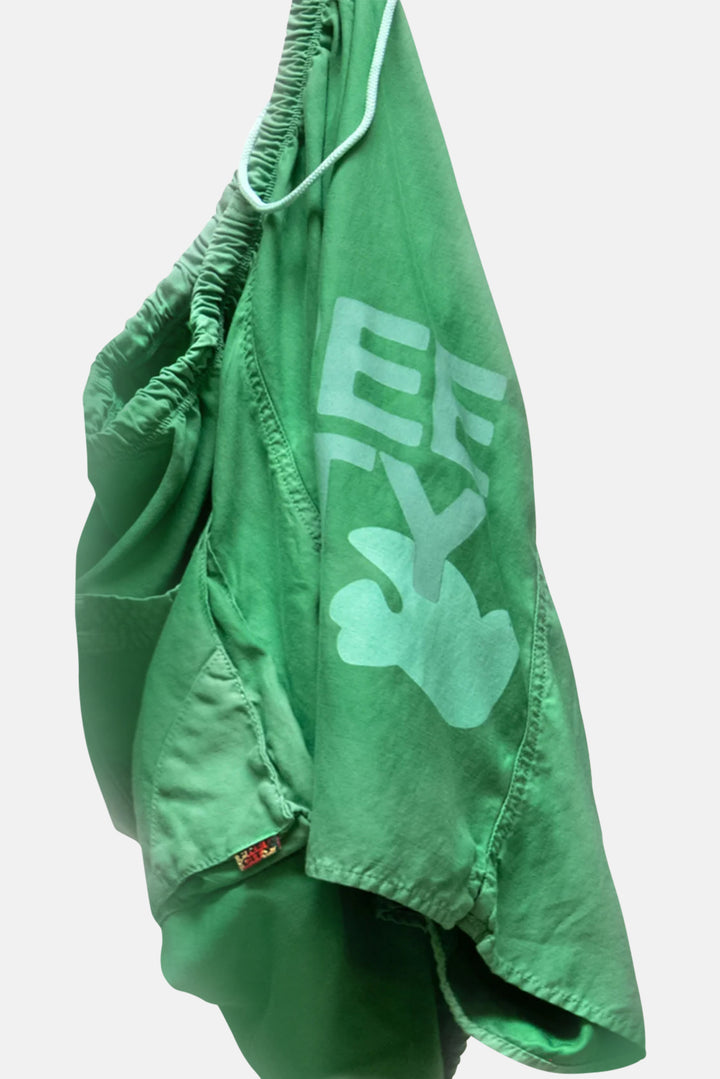 Matte / Satin Back / Pocket Short - Grasshopper Powder