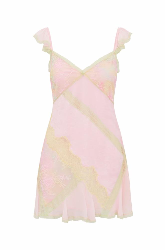 love shack fancy party dress Love Shack Fancy Elizabella Dress in Creme De Macaron