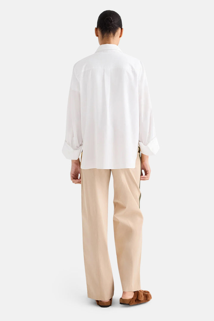 Isabelle Pant in Vintage Washed Poplin Sandstone