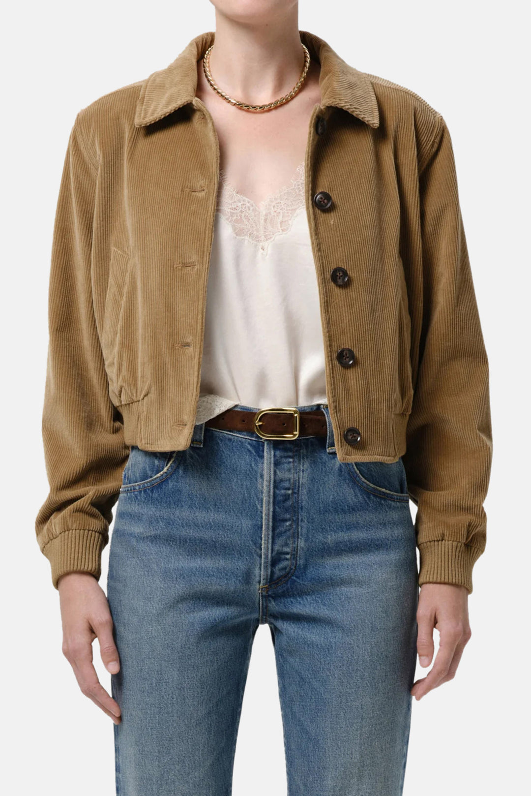 Lola Eve Bomber In Amber