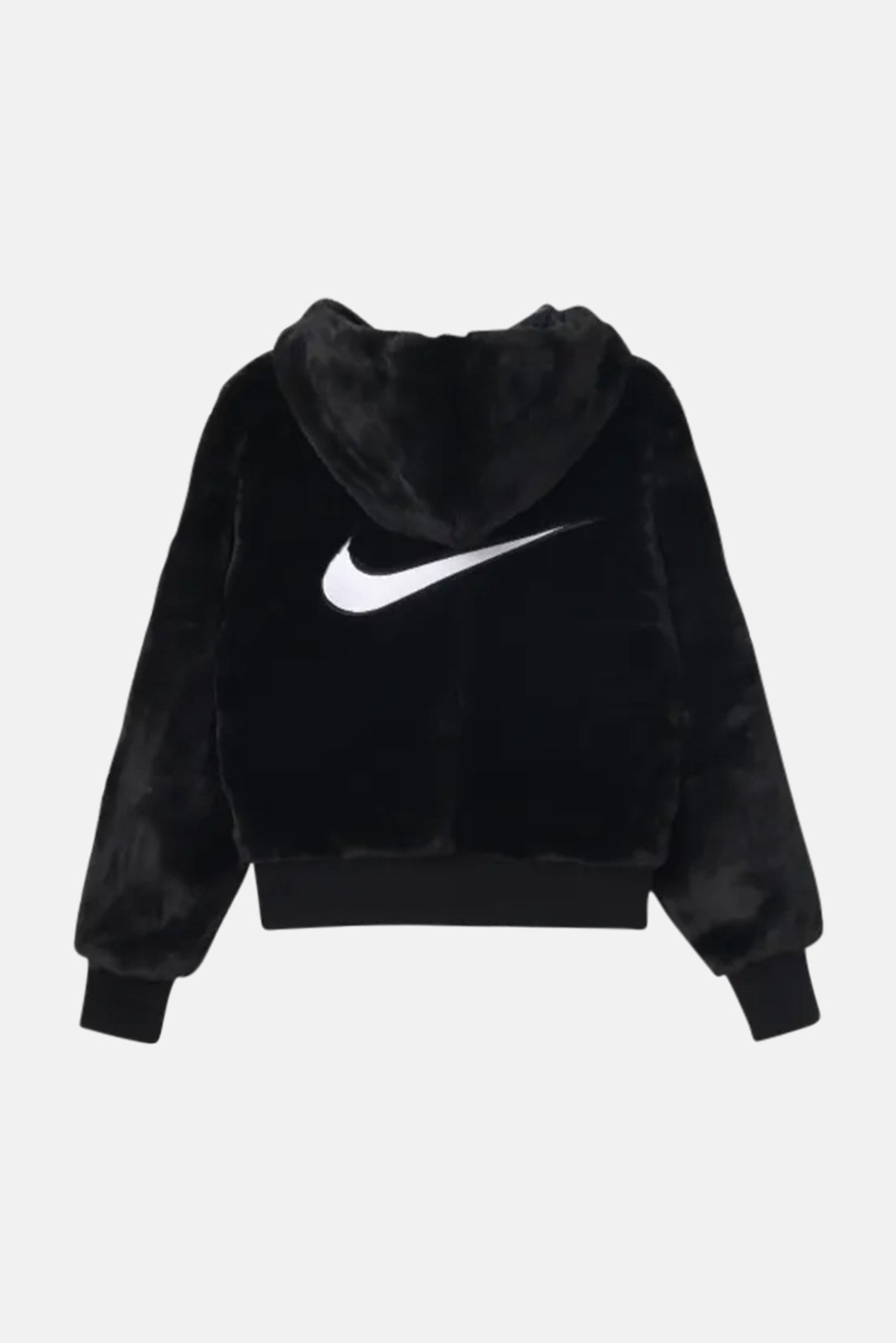 nike men's genuine fur coats & jackets with hood