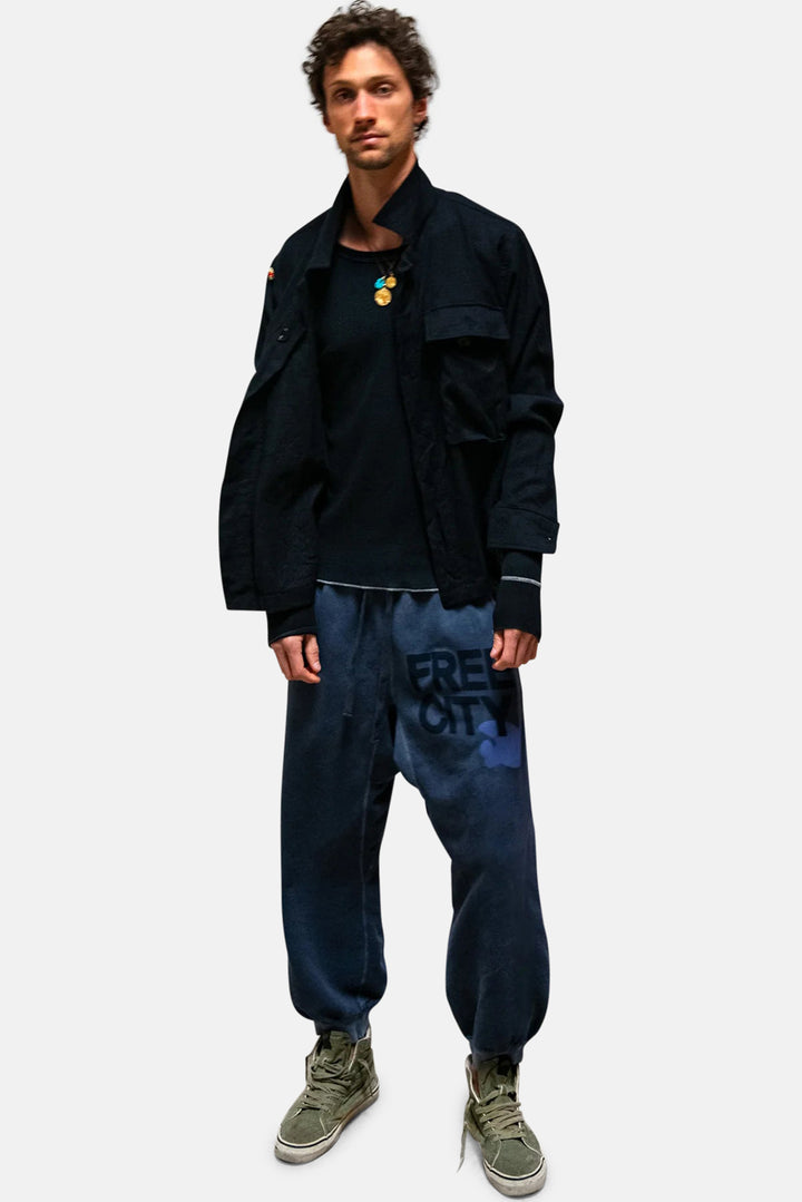 Favolamove Cashmereblend Surplus Biggy Shirt - Sailors Navy