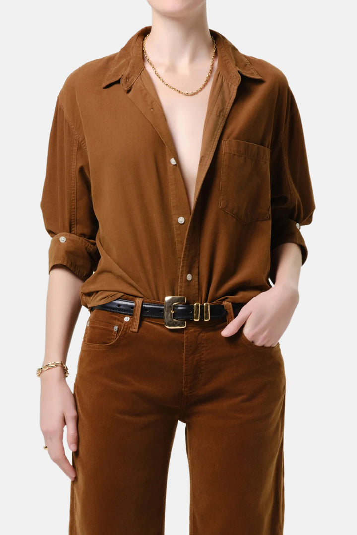 Kayla Shirt Corduroy In Manuka