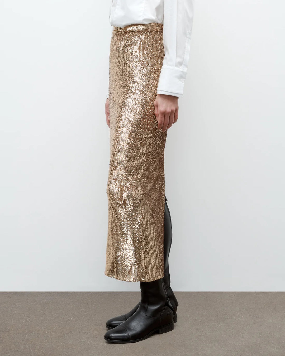 Gwyneth Skirt in Sequins Honey